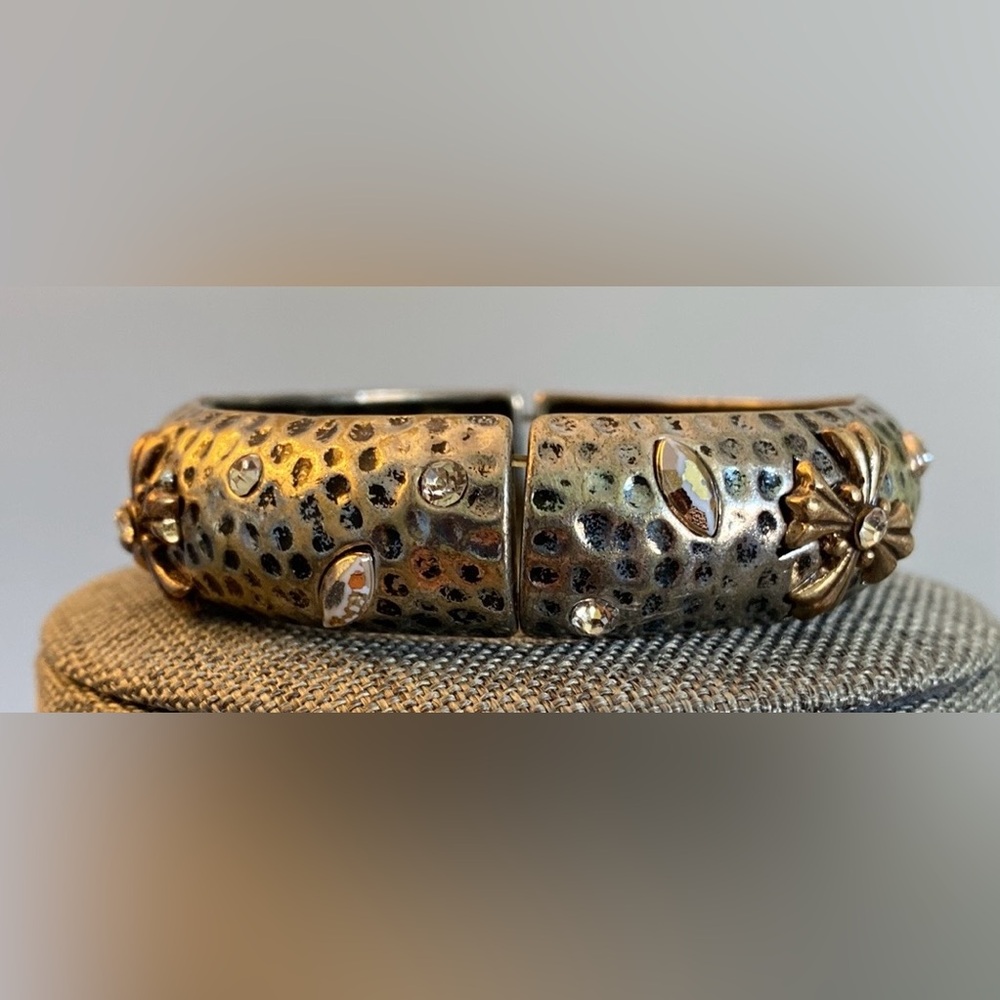Vintage Antiqued Silver Bracelet